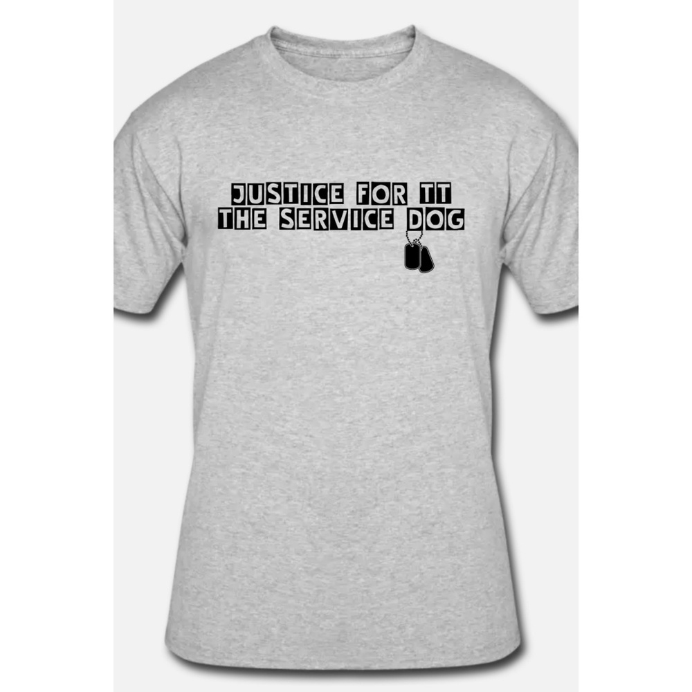 T-shirt Justice For "TT" The Service Dog